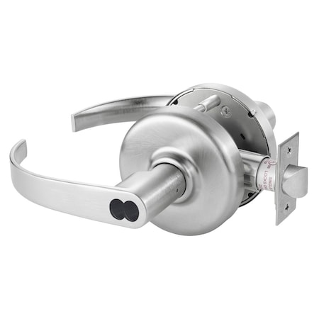 Corbin Russwin Grade 2 Classroom Cylindrical Lock, Princeton Lever, Corbin Russwin 6-Pin LFIC Less Core, Satin Chro CL3855 PZD 626 CL6